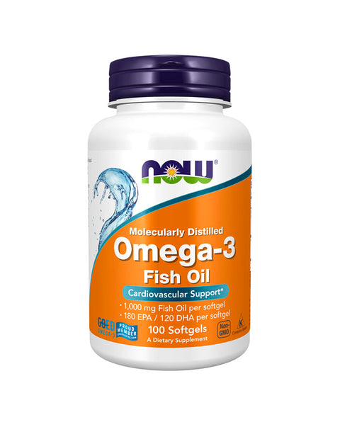 Omega 3 Choles Free 1000mg - 100 Cápsulas - Now Foods