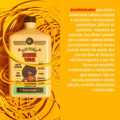 Pack Meu Cacho Minha Vida Shampoo + Condicionador - Lola From Rio