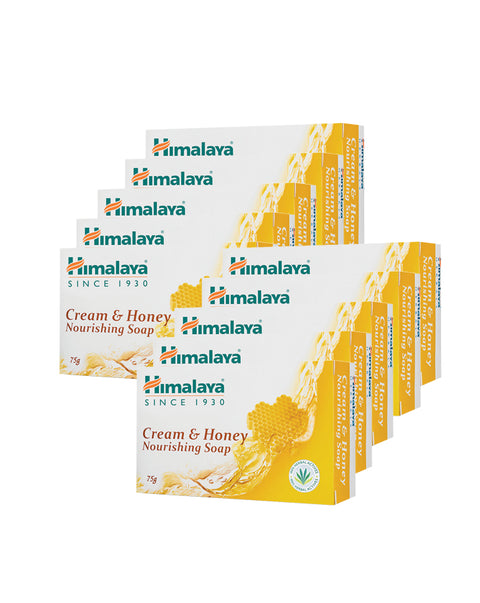 Himalaya Crema de Leche y Jabón de Miel Pack 75g x 10 unidades