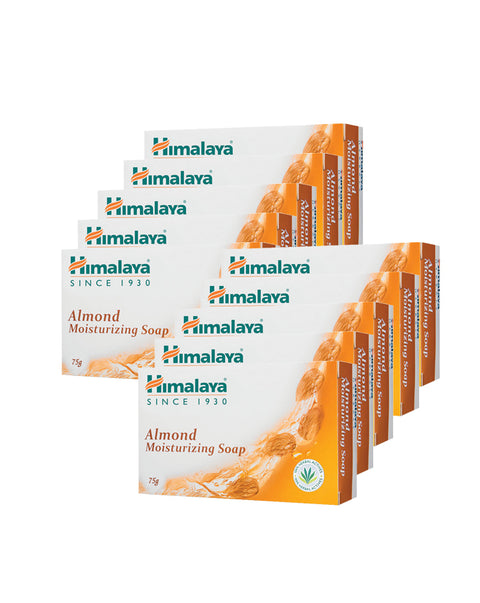 Pack Sabonetes Himalaya Amêndoa e Rosa 75 grs x10 unidades