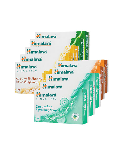 Pack Sabonetes Himalaya Sortidos 75grs x10 unidades