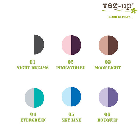 Palete Veggy 6 Sombras Duo - Veg-Up