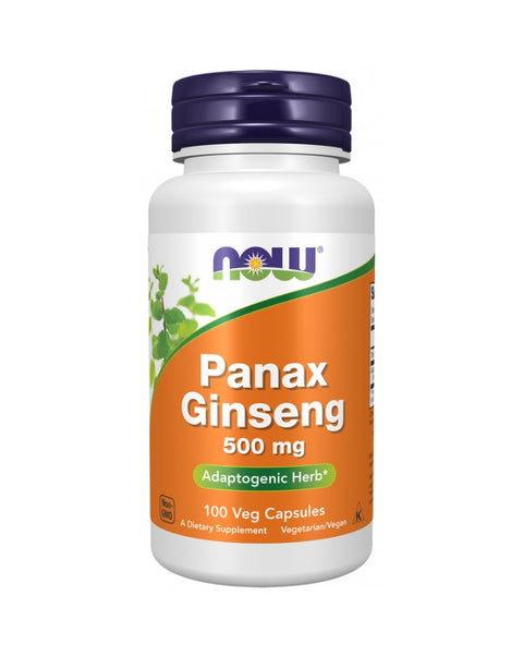 Panax Ginseng 500mg - 100 Cápsulas - Now Foods