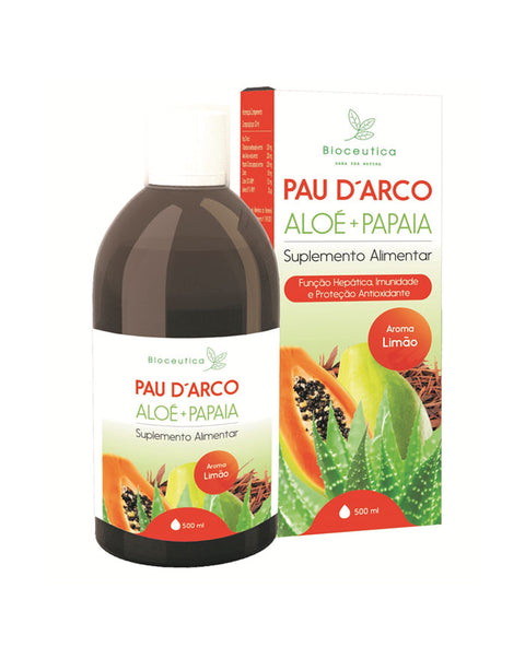 Pau D'arco + Aloé + Papaia - 500ml - Biocêutica