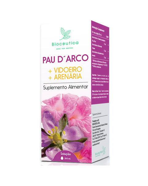 Pau D'arco + Vidoeiro + Arenária – 250ml – Biocêutica