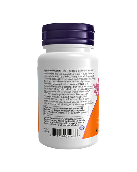 PQQ Energy - 30 Capsules - Now Foods