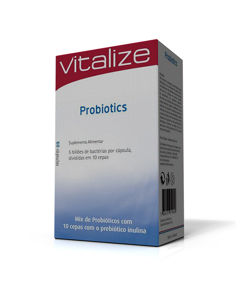 Probióticos - 60 Cápsulas - Vitalize