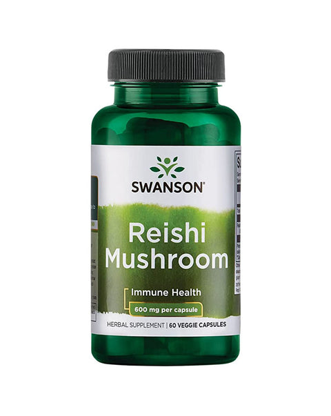 Reishi Mushroom 600mg - 60 Capsules - Swanson