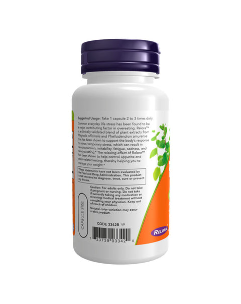 Relora 300mg - 60 Cápsulas - Now Foods