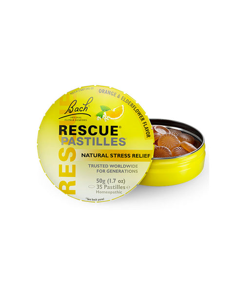 Rescue Remedy Pastilhas Laranja e Sabugueiro - 50g - Bach