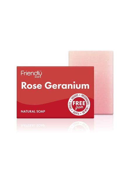 Sabonete de Banho Rosa Gerânio - 95 grs - Friendly Soap