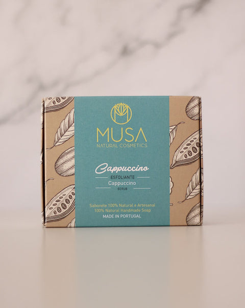 Sabonete Esfoliante de Cappuccino - 125 grs - Musa Natural Cosmetics