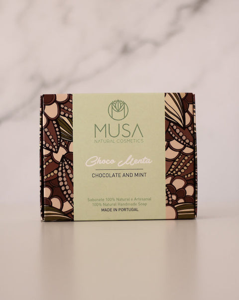 Jabón Choco Menta - 125 grs - Musa Cosmética Natural