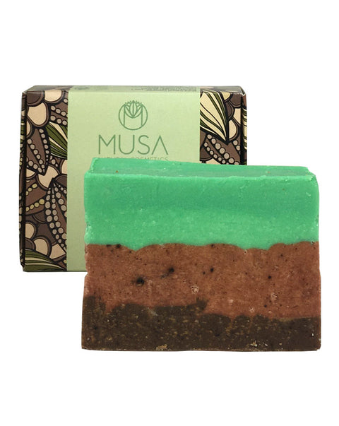 Choco Mint Soap - 125 grs - Musa Natural Cosmetics