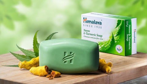 Jabón Protector con Neem y Cúrcuma - 75 gramos - Himalaya