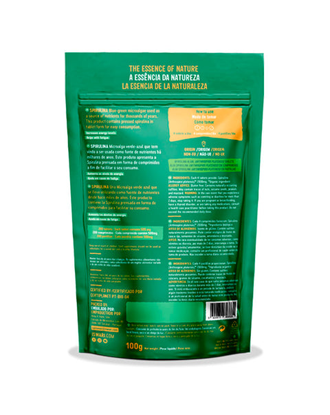 Spirulina e Clorela Bio - 125 grs - Iswari