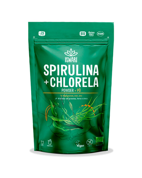 Spirulina e Clorela Bio - 125 grs - Iswari