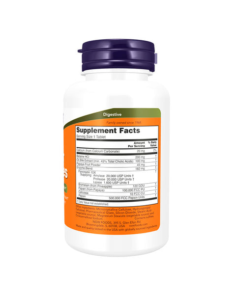 Super Enzymes - 90 Comprimidos - Now Foods