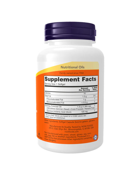 Super Primrose 1300mg - 60 Cápsulas - Now Foods