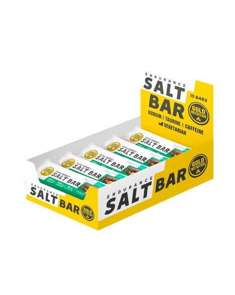 Total Energy Salt Bar Chocolate e Amendoim - Caixa 15uni x 40g - Gold Nutrition