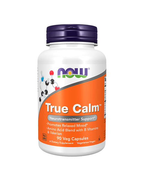 True Calm - 90 Cápsulas - Now Foods