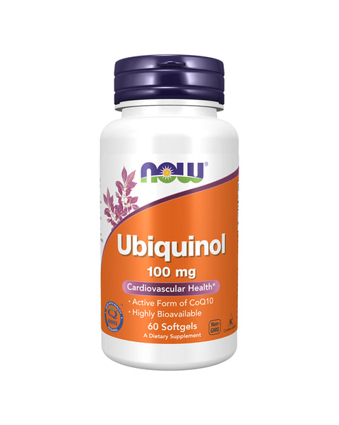 Ubiquinol 100 mg - 60 Cápsulas - Now Foods