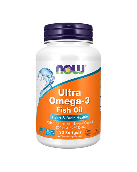 Ultra Omega 3 (500 EPA / 250 DHA) - 90 Cápsulas - Now Foods