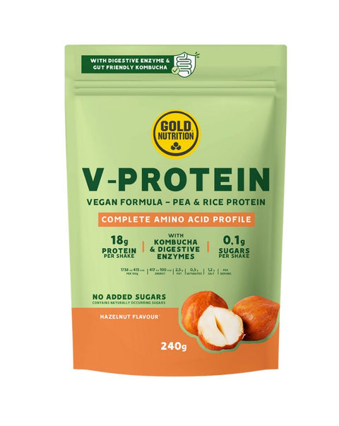 V-Protein Hazelnut - 240 grs - Gold Nutrition