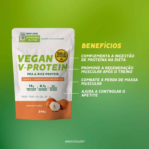 V-Protein Avelã - 240 grs - Gold Nutrition