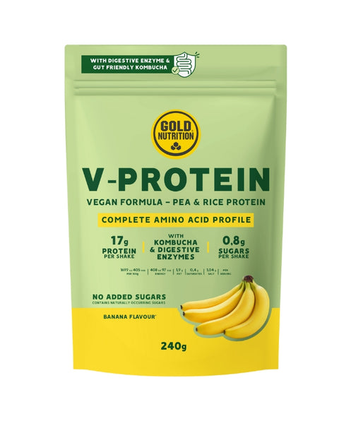 V-Protein Banana - 240 grs – Gold Nutrition