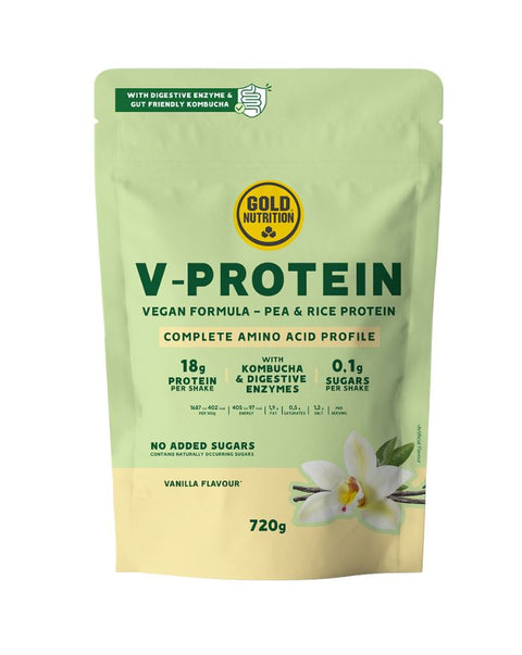 V-Protein Vanilla - 720 grs – Gold Nutrition