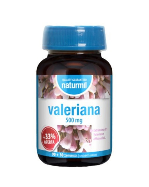 Valeriana 500mg - 90+30 Comprimidos - Naturmil