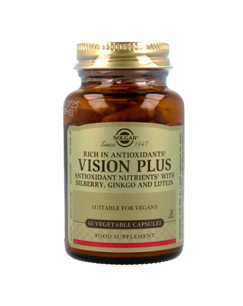 Vision Plus - 60 Cápsulas - Solgar