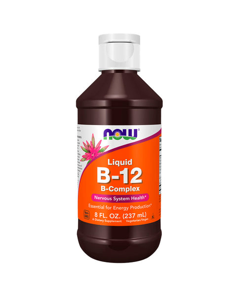 Vitamina B12 Liquida Complex - 237ml - Now Foods