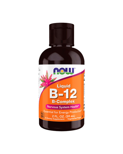 Vitamina B12 Liquida Complex - 59ml - Now Foods