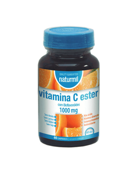 Vitamina C Ester 1000mg - 60 Comprimidos - Naturmil