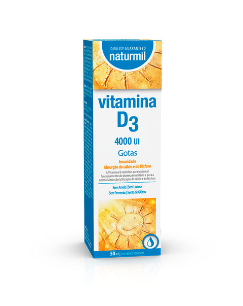 Vitamina D3 4000ui - 50ml - Naturmil