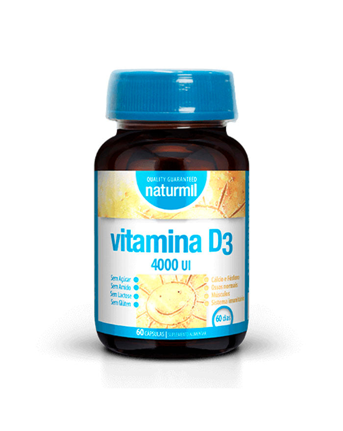 Vitamin D3 4000iu - 60 Capsules - Naturmil